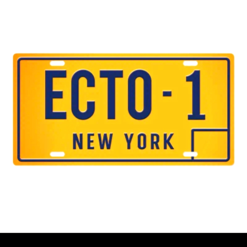 NWOT - Ghostbuster Ecto-1 licence plate - Wall decor new